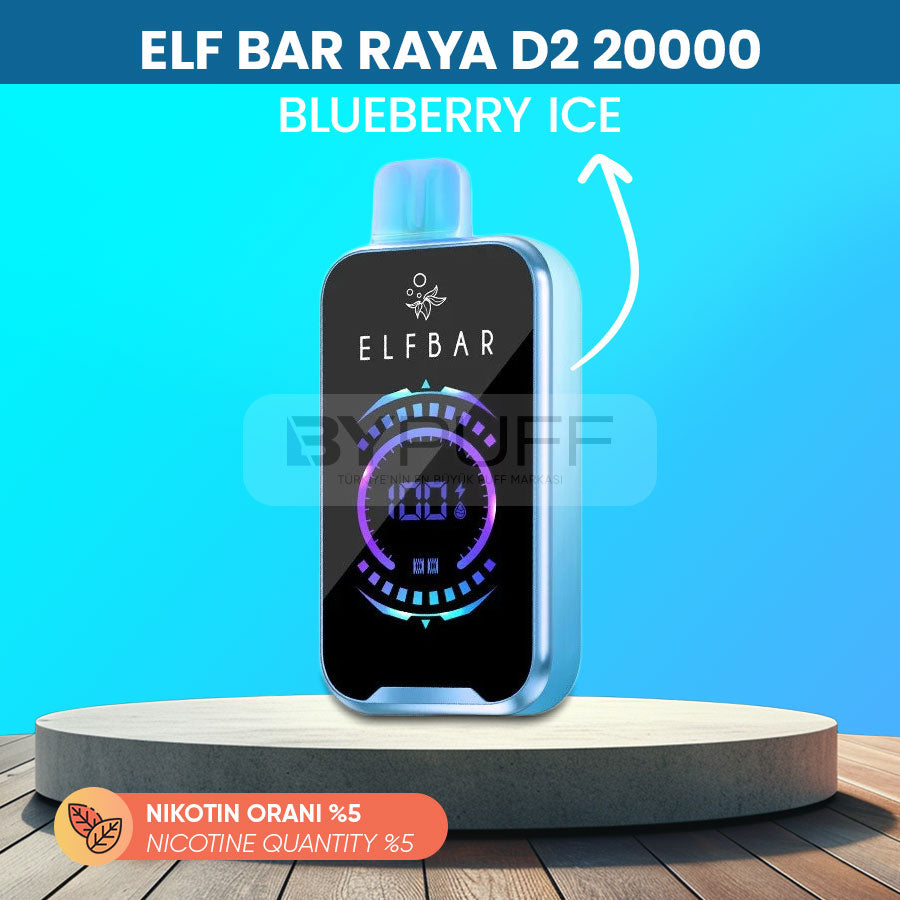 Elf Bar Raya D2 20000 Blueberry ice