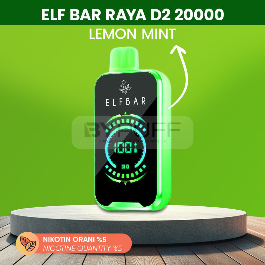 Elf Bar Raya D2 20000 Lemon Mint